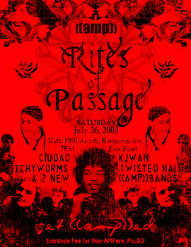 Rites of Passage 2003 Flyer