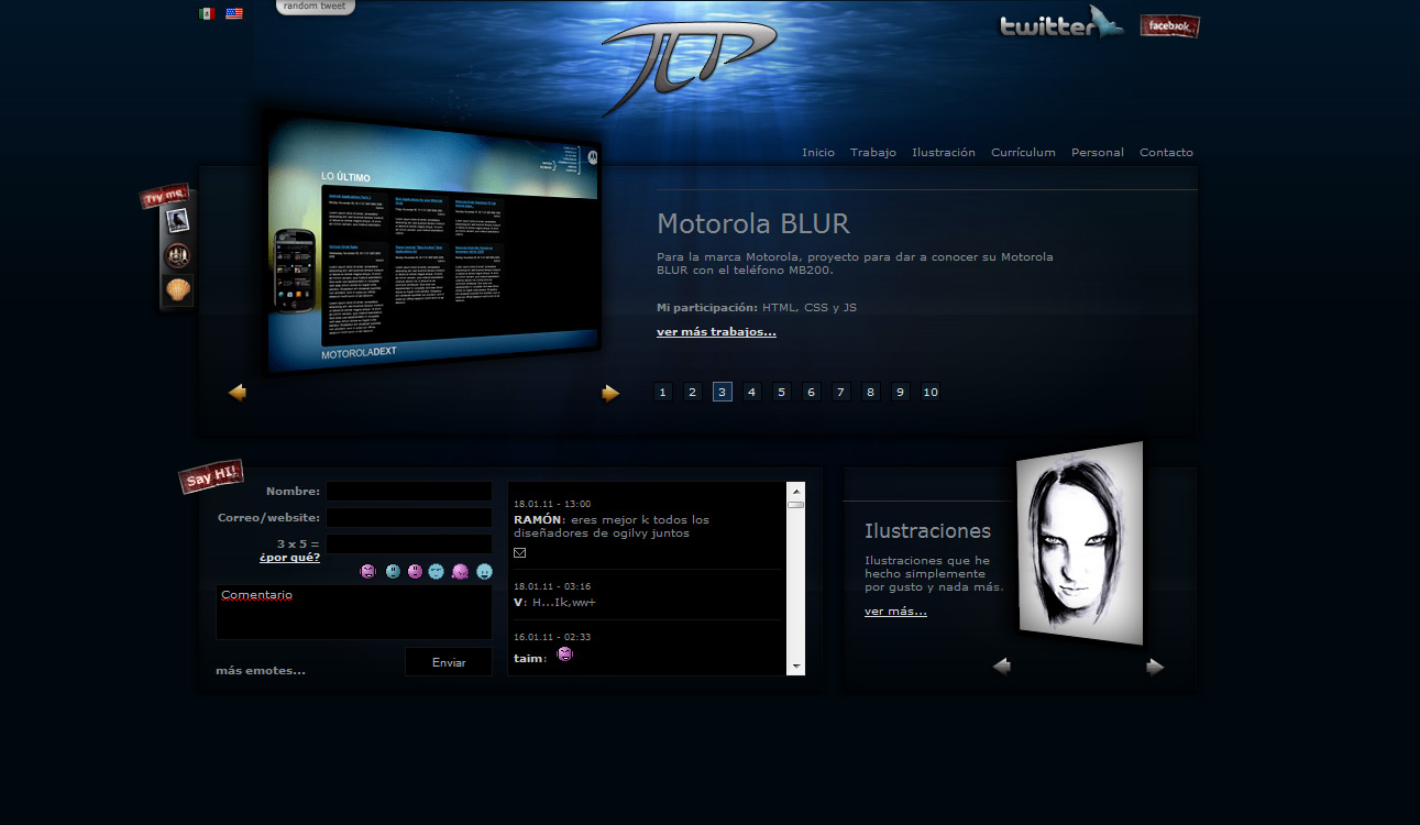 My Personal Website Skin03