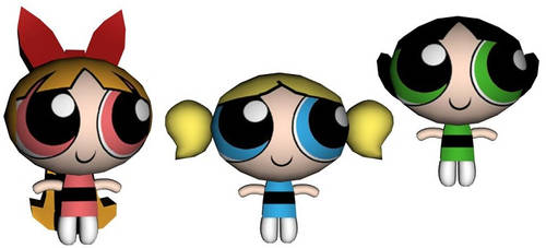 powerpuff girls 3DS MAX