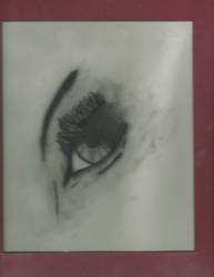 The Eye Charcoal Drawing