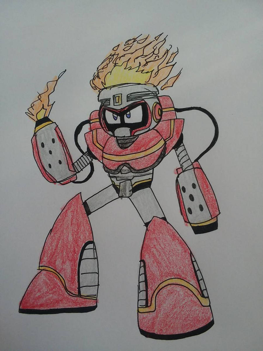 Fire Man Dailouges Fire Man Fully Charged Version by Zackman92 on DeviantArt