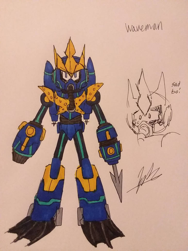 Fully Charged Wave Man (my version) by Zackman92 on DeviantArt