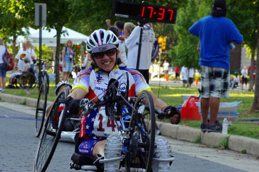 Hand Cycling Veteran