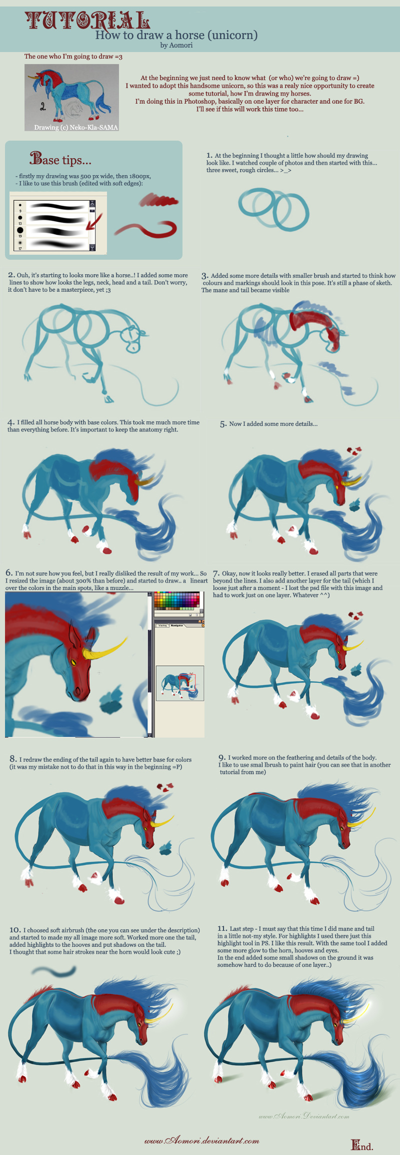 Tutorial: horse-unicorn- body