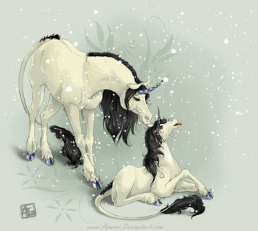 Unicorns in the Snow