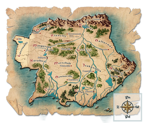 Sennarille map