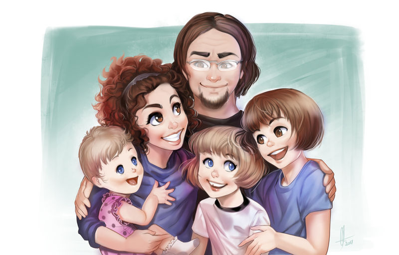 Family Deviantart Family portrait by AonikaArt on DeviantArt