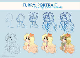 Step by step tutorial: furry portrait