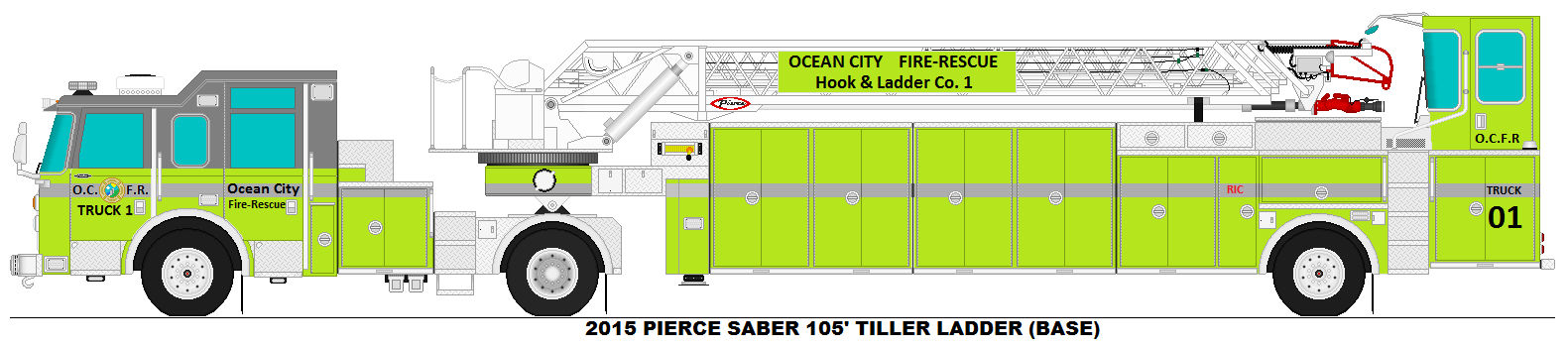 Ocean City Fire Rescue Truck 1