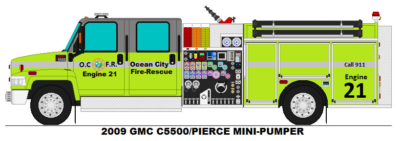 Ocean City Fire Rescue Engine 21 by spiresgm on DeviantArt
