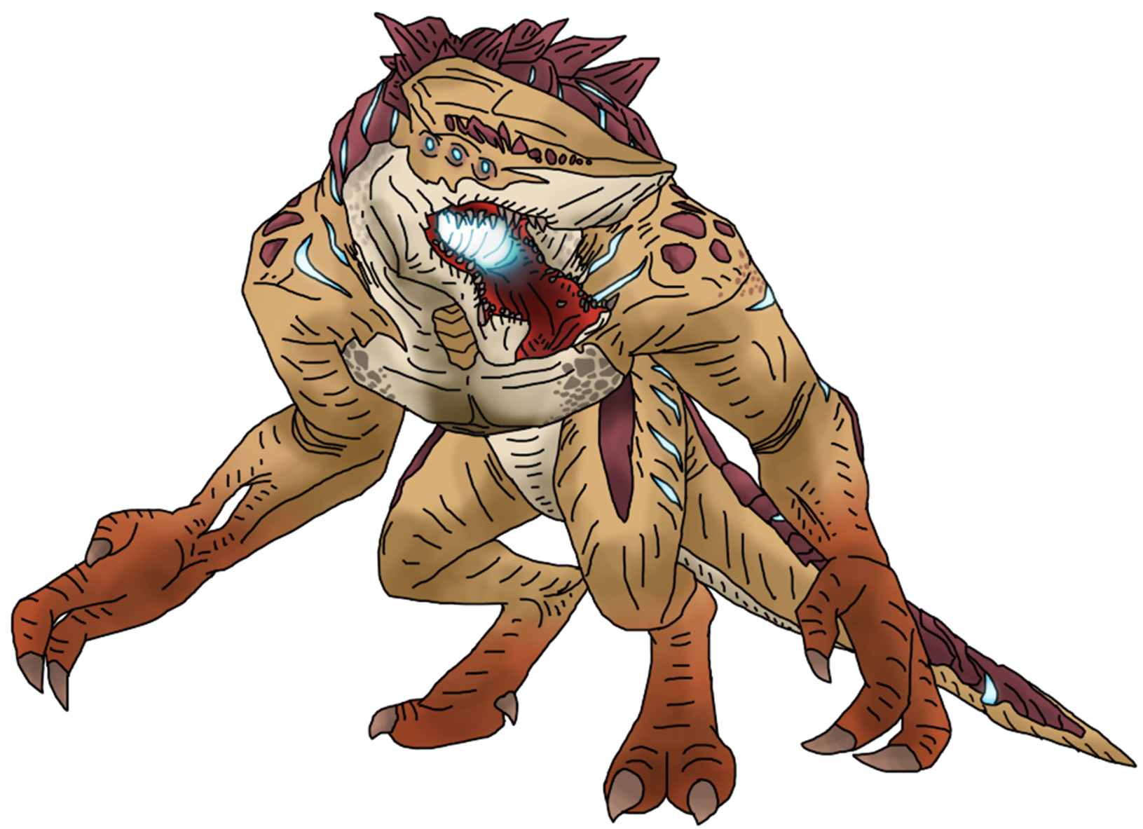Pacific Rim Razorjaw Razorjaw (Battle Girl High School Style) Render by SC2HayasuiArts on ...