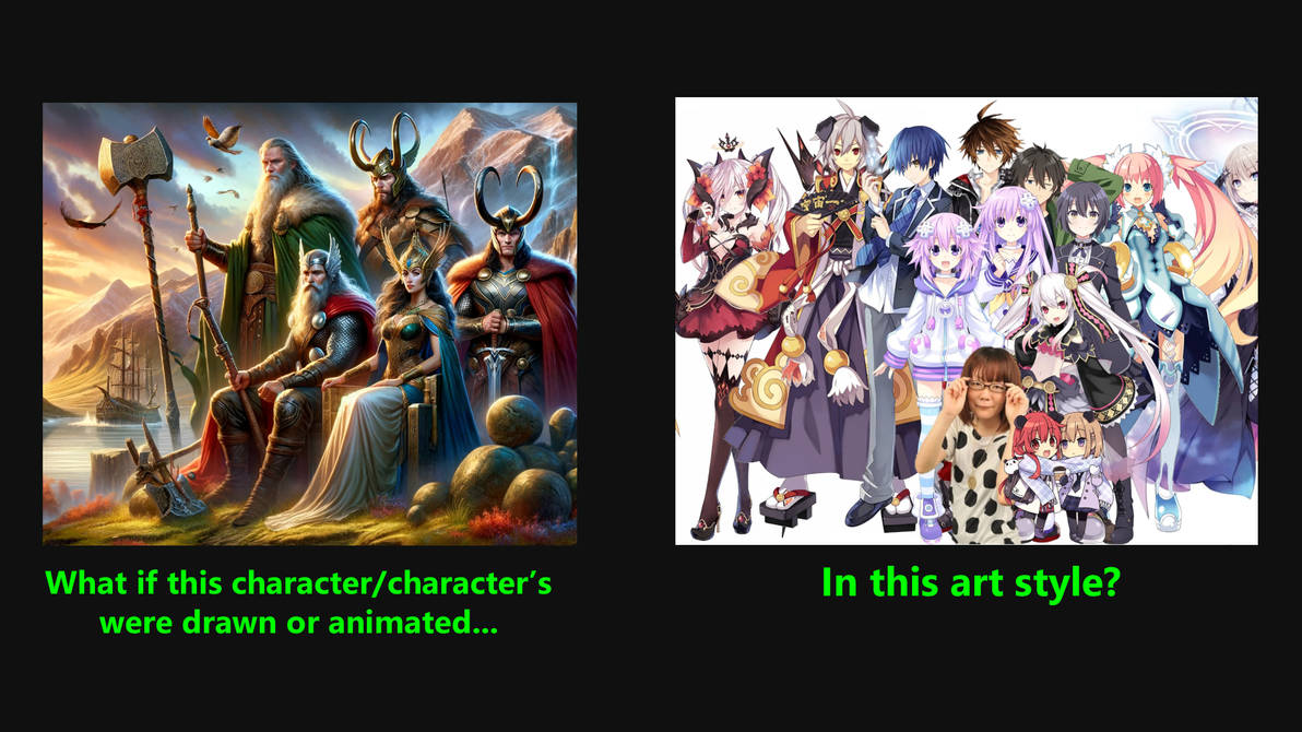 Myth Core Style If Norse Mythology Drawn In Tsunako Style by SC2HayasuiArts on DeviantArt