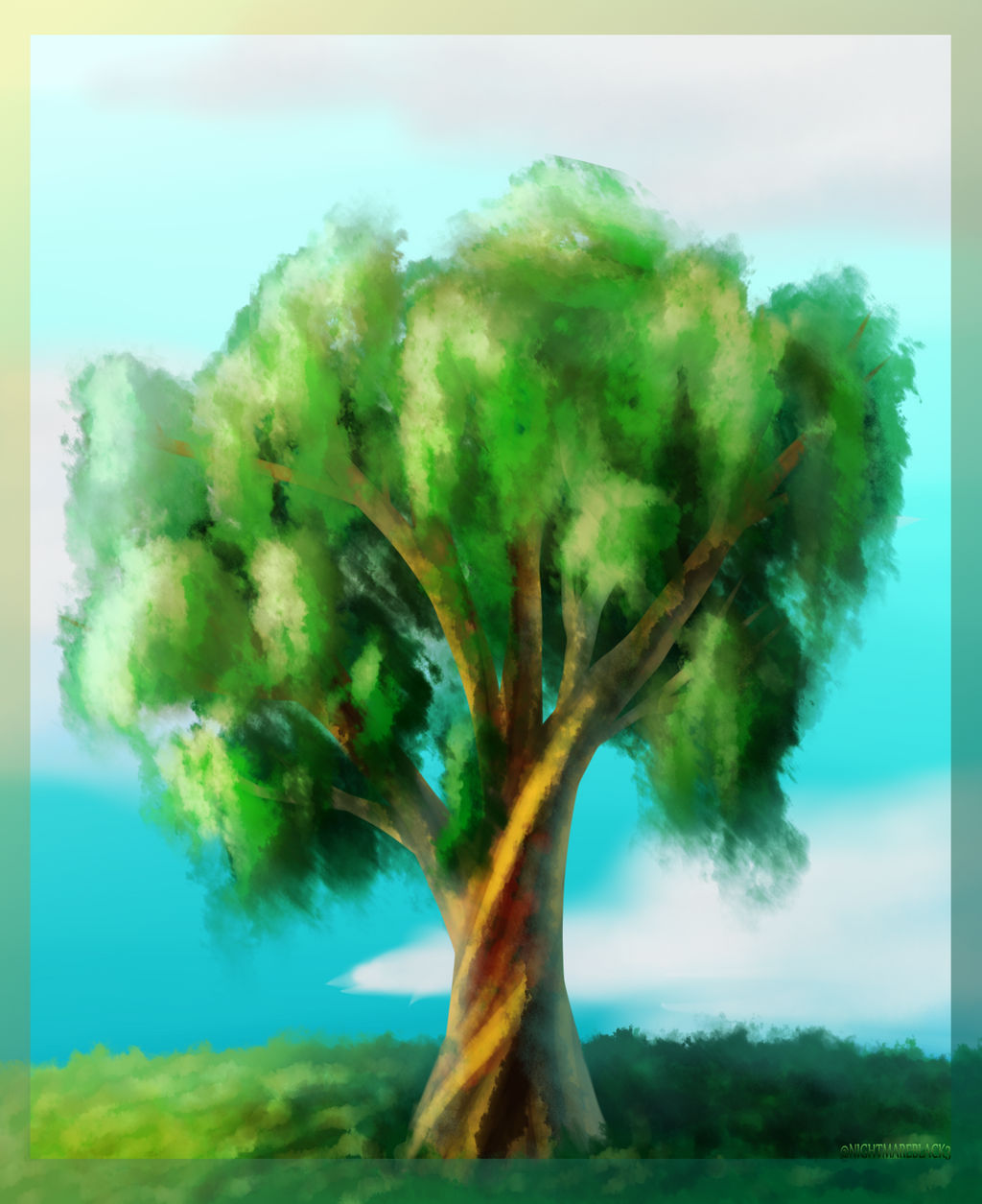 Tree Render Deviantart The Tree by NightmareBlack3 on DeviantArt
