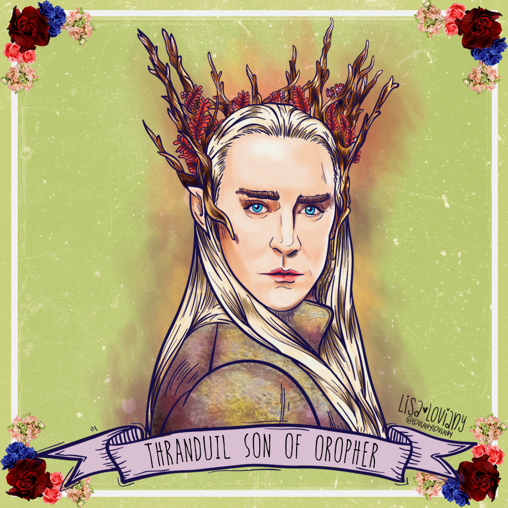 Thranduil the Elvenking with a Bitchface