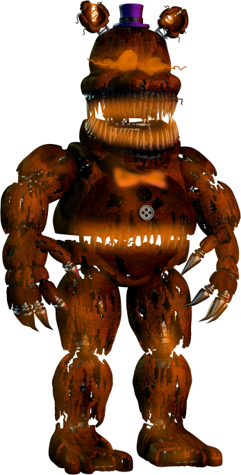 Nightmare Fredbear PNG by OfficialAJP on DeviantArt