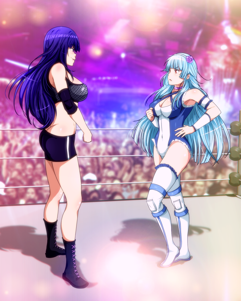Characters / anime female wrestling. 