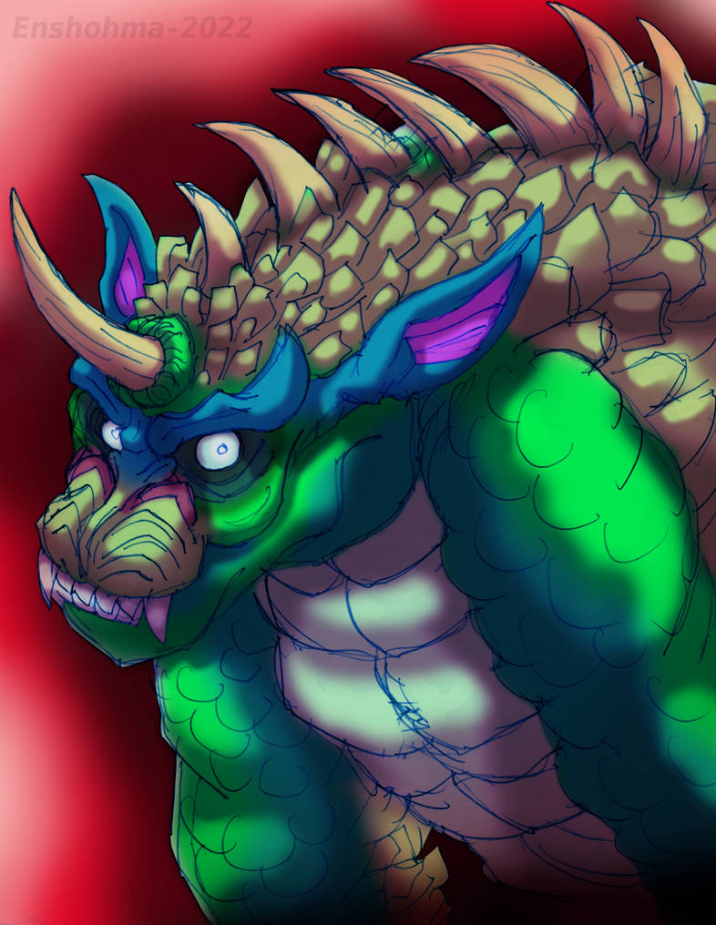Solunga Salunga Color Sketch - Titantober 2022 by Enshohma on DeviantArt