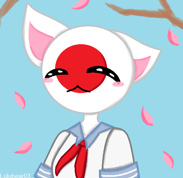 Japan Countryhumans Sticker - Japan Countryhumans Kawaii - Discover & Share  GIFs