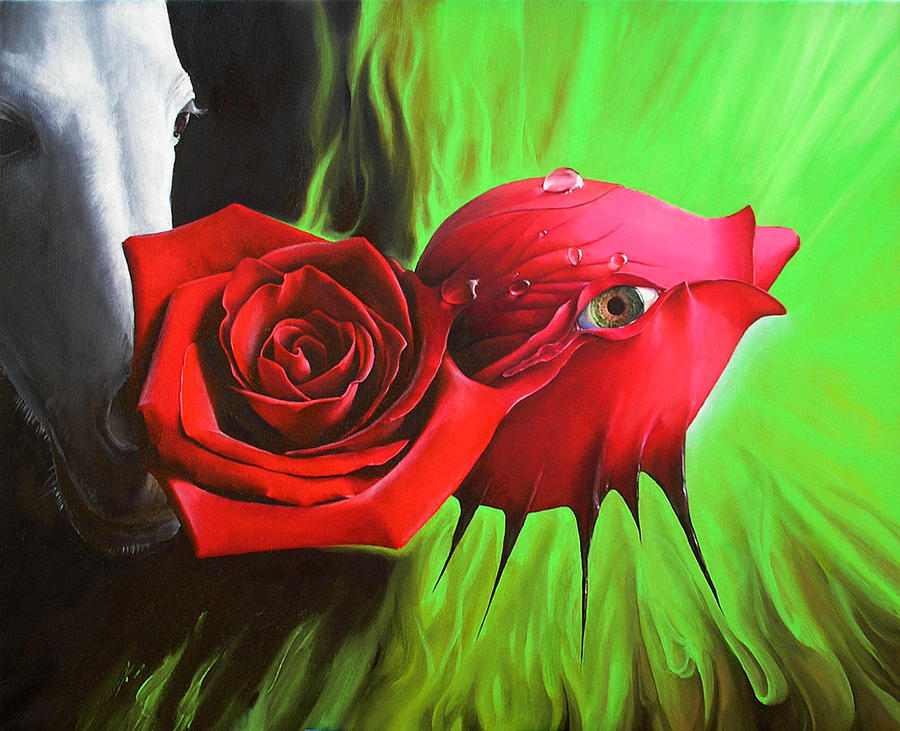 NonSoloRose - Oil painting by aquadrop