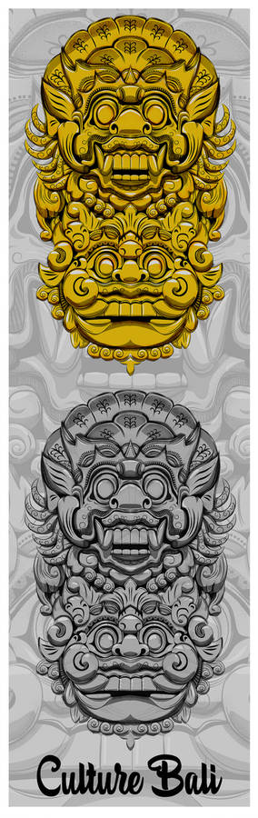 Shield Barong for Bali Island