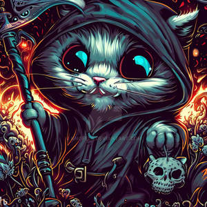 Grim Reaper Cat #1