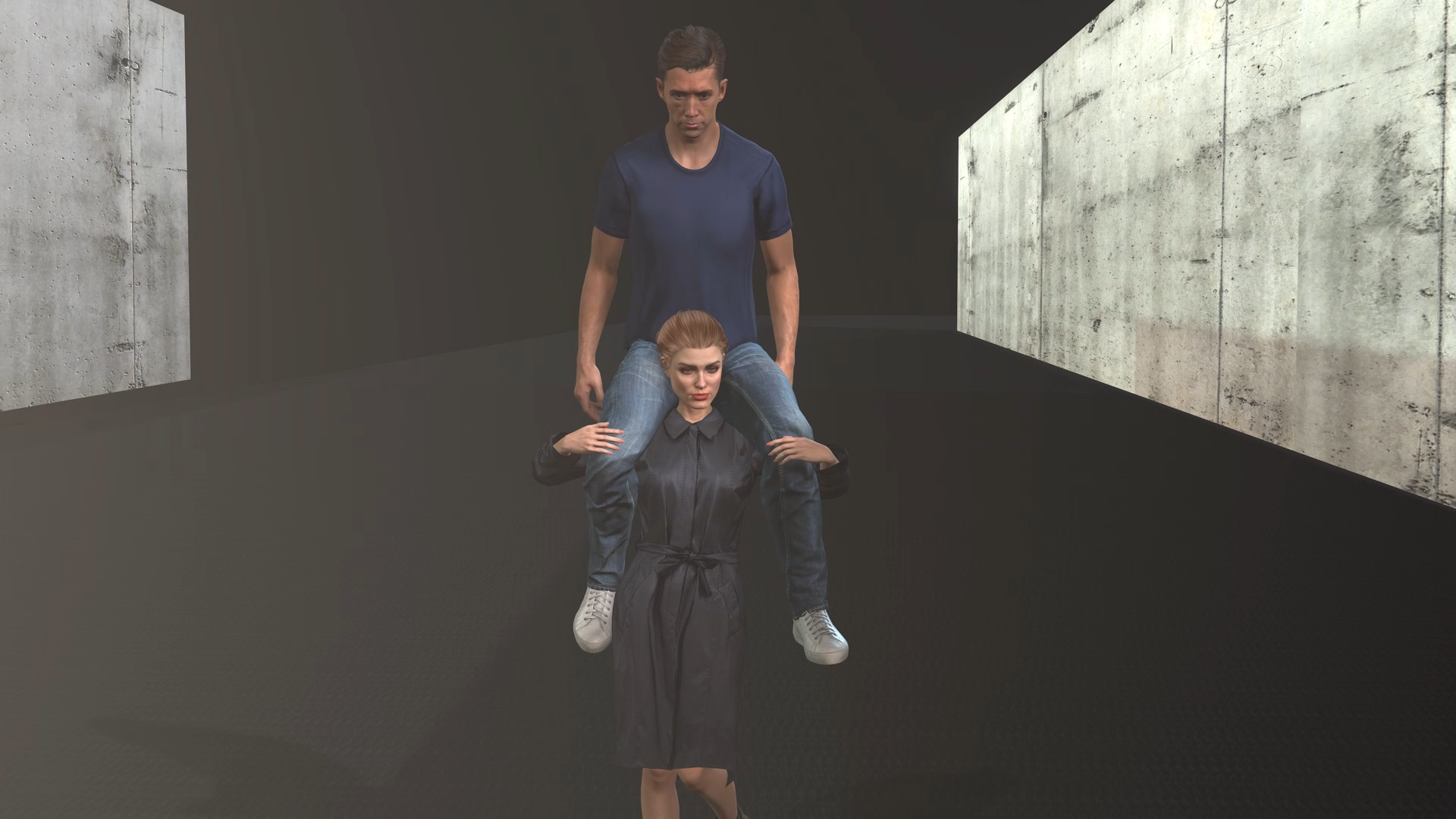 Crazy Shoulder Ride Animation by powergirlsofstrength on DeviantArt