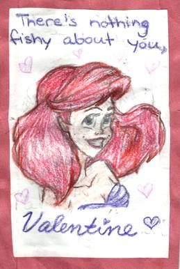 Ariel Valentines Day Card