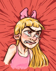 Angry Helga by DazedDaisiesO-o