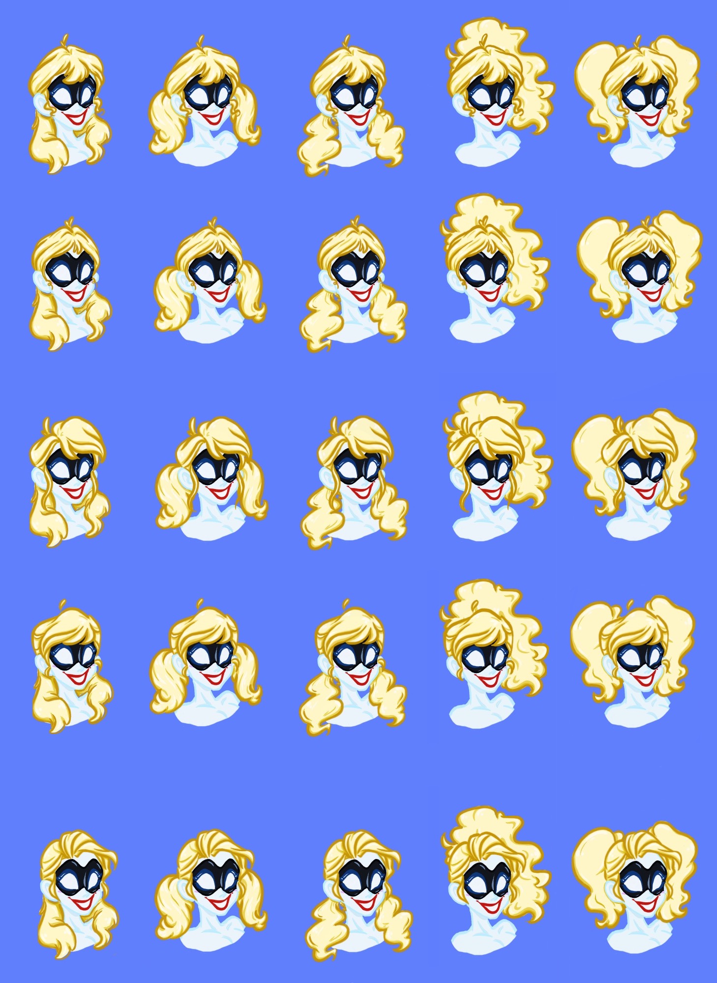Harley Quinn Hair Bases - Blonde Hairstyles by DazedDaisiesO-o on DeviantArt Harley Quinn Hair Bases - Blonde Hairstyles by DazedDaisiesO-o on DeviantArt