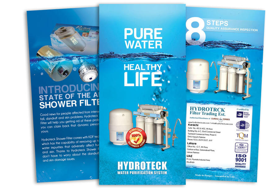 Brochure design for Hydroteck by choudryarif on DeviantArt