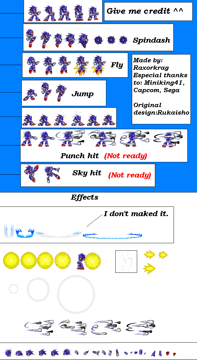 Classic Sonic Sprite Sheet by nicogamer337 on DeviantArt