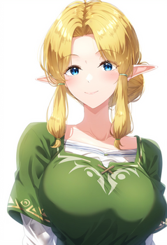 Older Female Link White Background