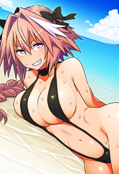 Slingshot Swimsuit Female Astolfo on Side