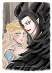 Maleficent and Aurora