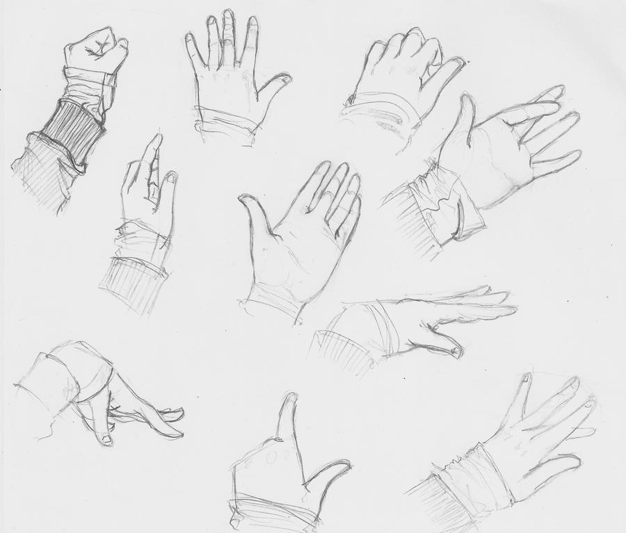 Hands sketches