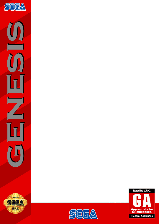 Sega Genesis Box Art Template by Nascarfan45 on DeviantArt
