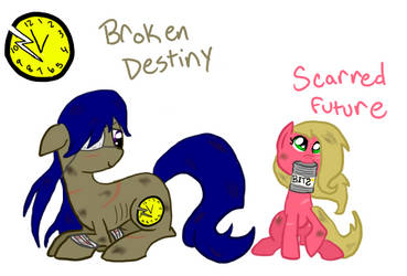 Broken Destiny and Scarred Future by Phantom-Rainbow