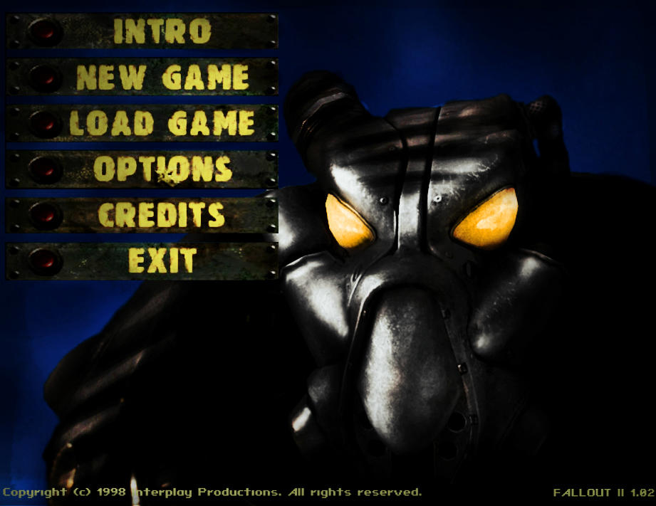Fallout Lua Menu Fallout 2's Menu REMAKE by SaintPaul06 on DeviantArt