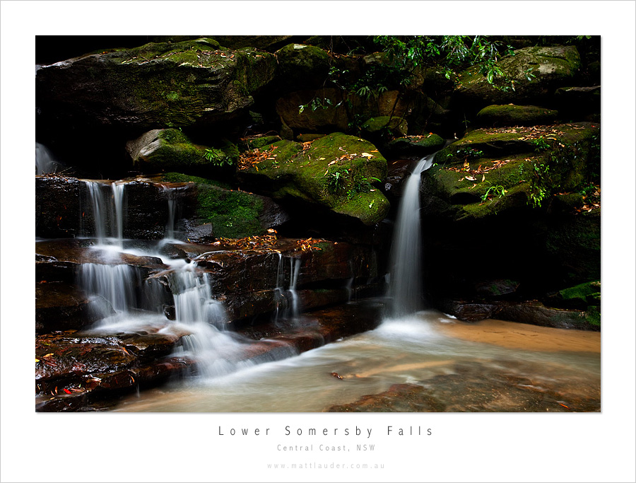 Lower Somersby Falls Close Up