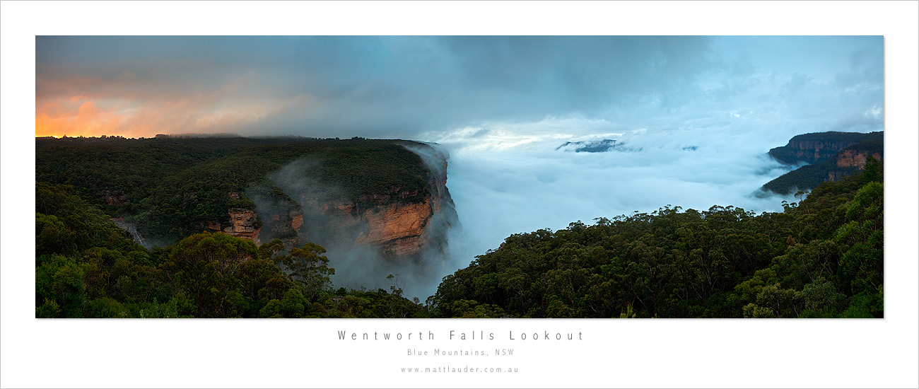 Dawn, Wentworth Falls, BM