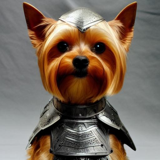 Yorkie Army Rations Yorkie wearing battle armor by towt on DeviantArt