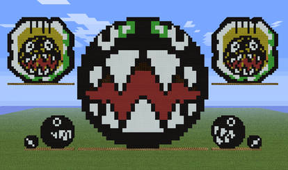 Minecraft Pixel Art 15: Chain Chomps