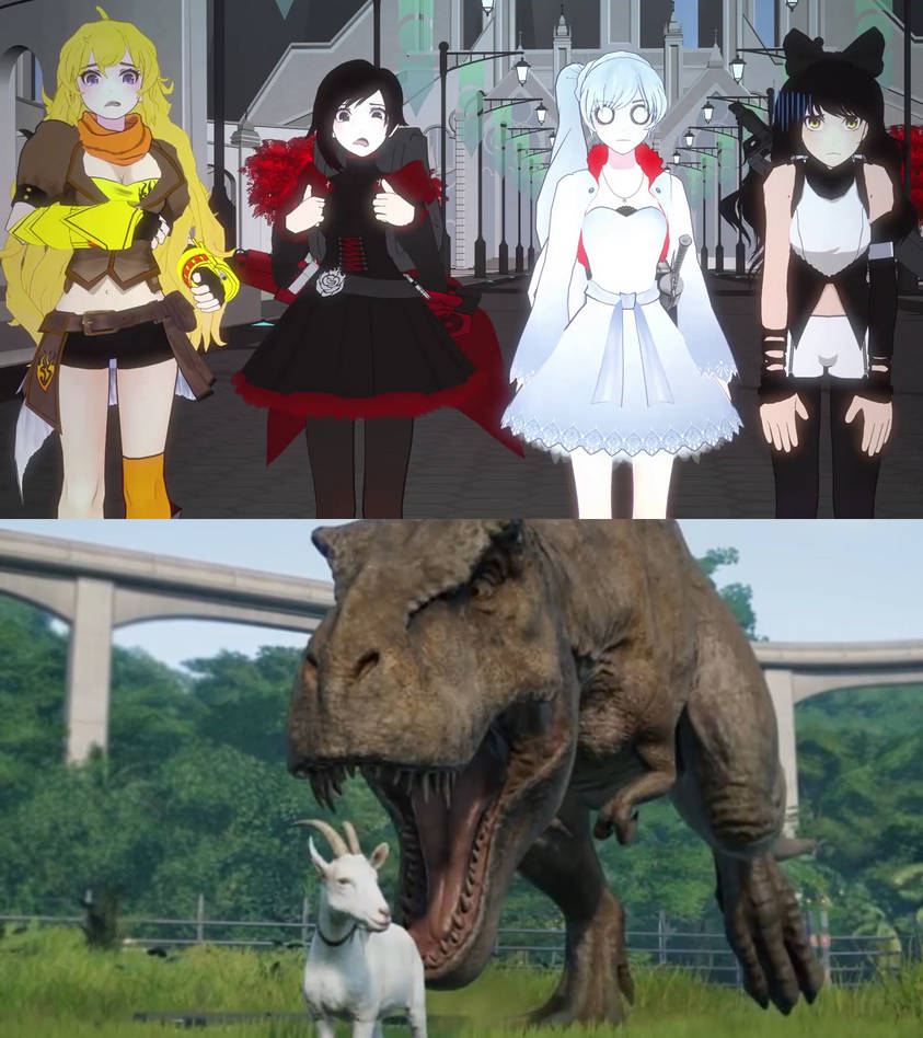 Deviantart Generator Rex Rwby RWBY/JP - T-Rex Feeding by Sideswipe217 on DeviantArt
