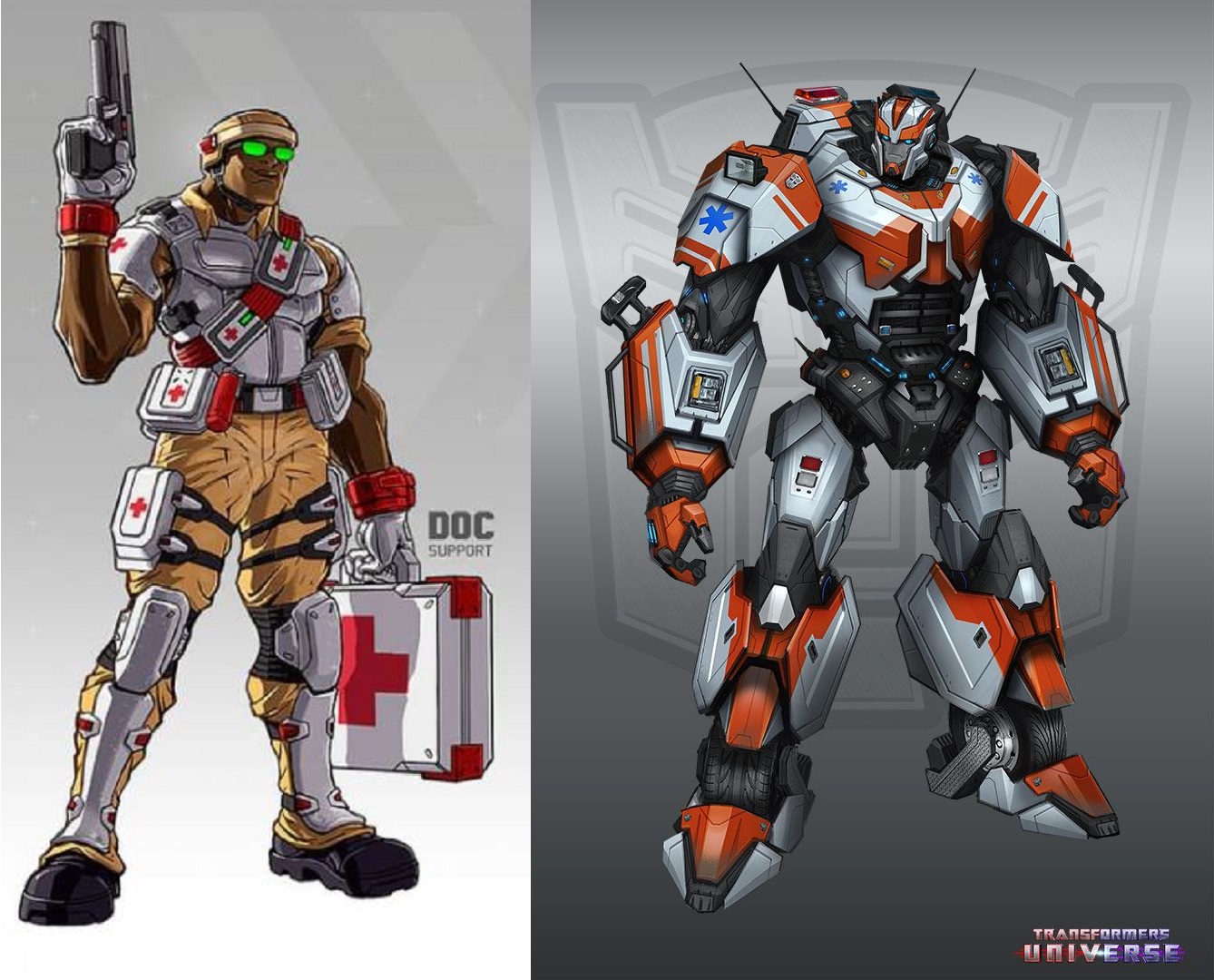 G.I. Joe/Transformers - The Medics by Sideswipe217 on DeviantArt