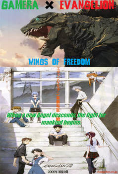 Gamera X Evangelion: Wings of Freedom Poster