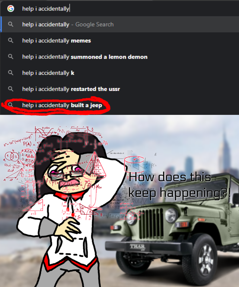 Help I accidentally built a jeep by Snakespere on DeviantArt