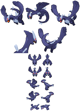 Shadow Lugia sprites for fangames