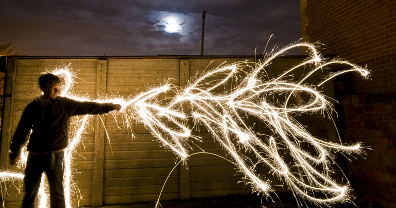 Wizard of light painting