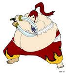 Fat Erza Scarlet-commission by DaemonKing