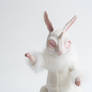 Unicorn White Bunny OOAK Doll